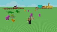 Increase your strength to capture rarer animals (Image via Roblox)
